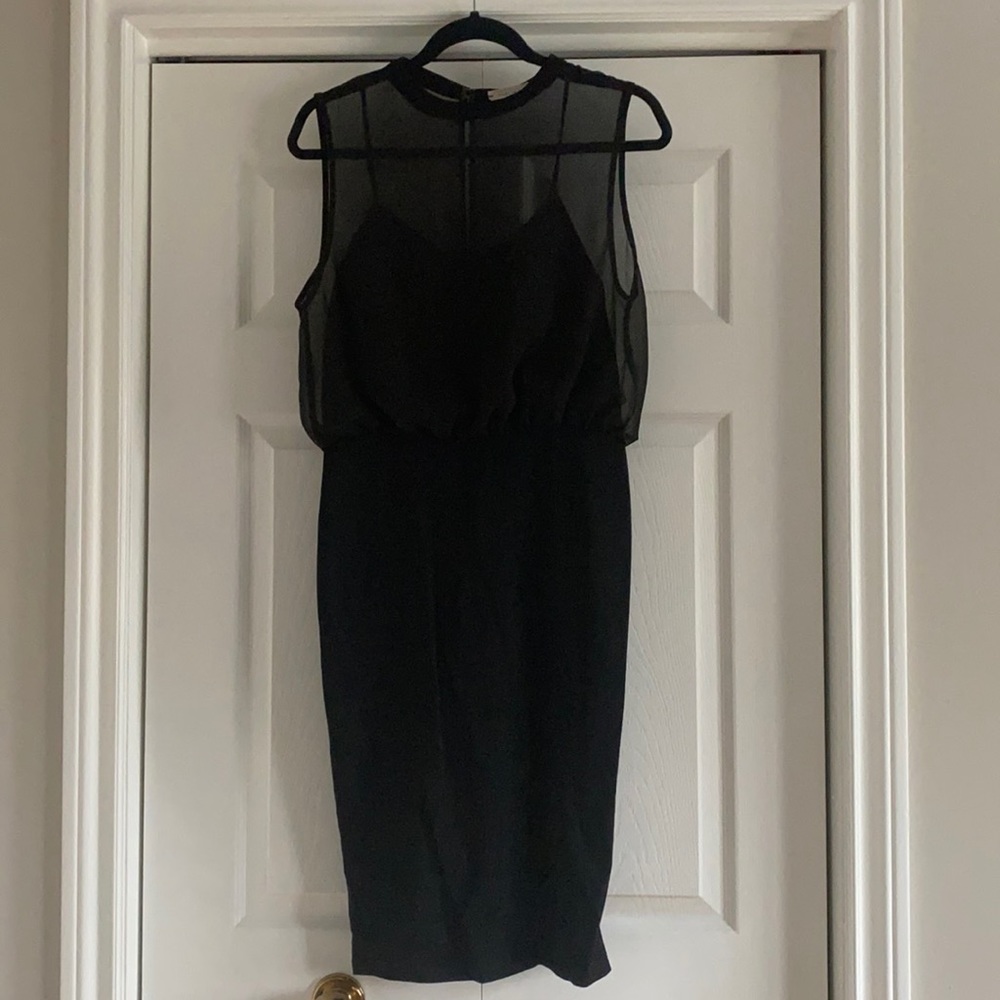 Chelsea Black Midi Dress (Size S/M)